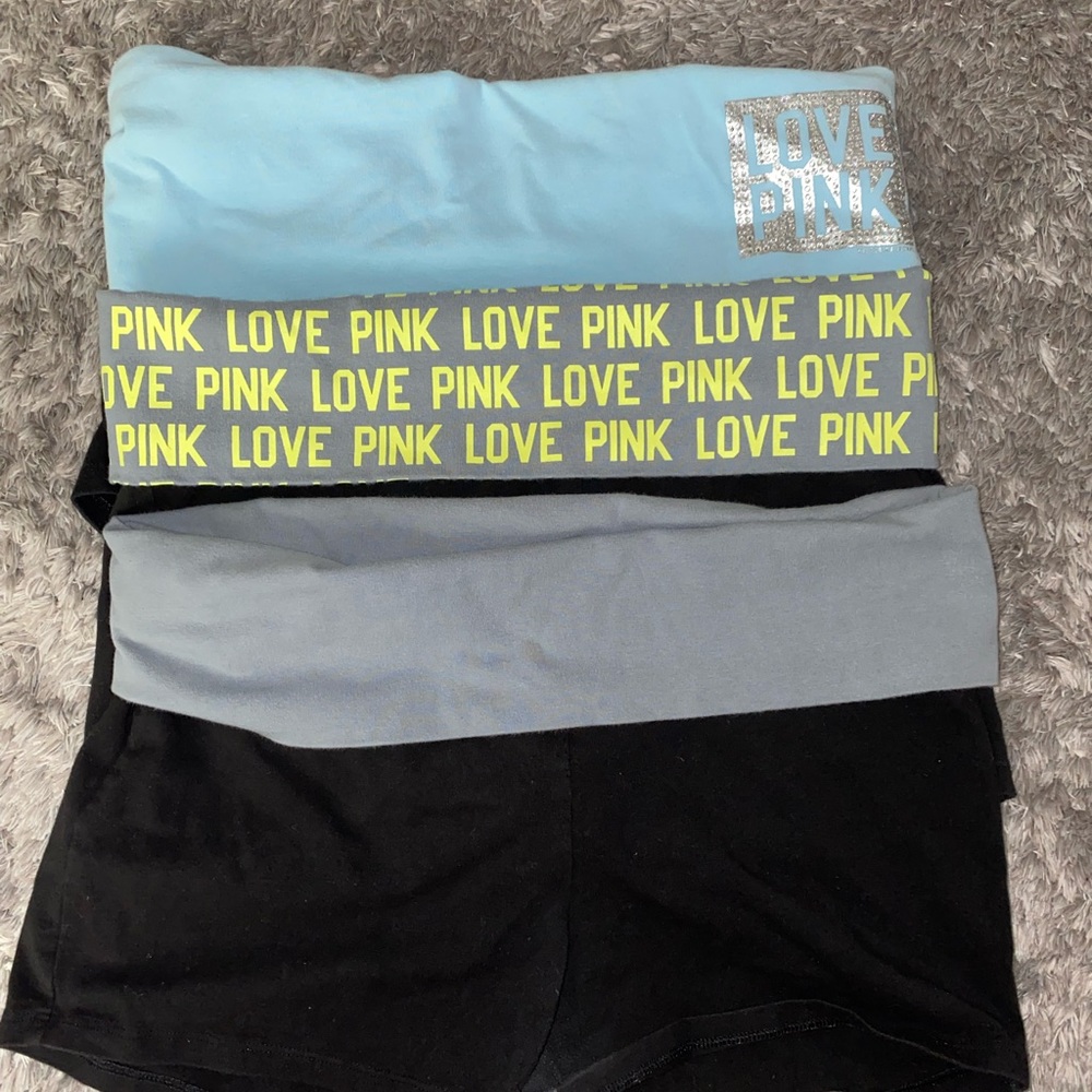 PINK yoga shorts